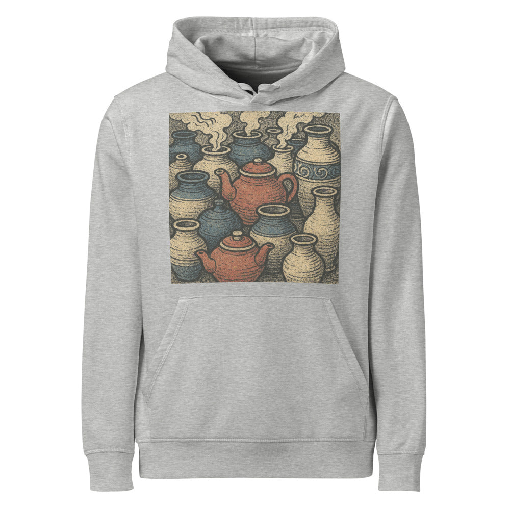 Steaming Teapot Market - Heather Grey