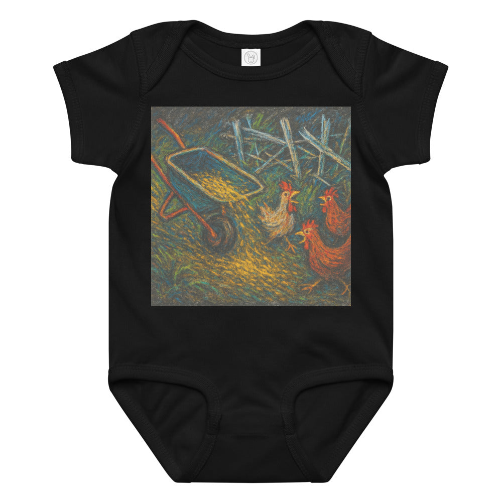Henhouse Hullabaloo at Dusk - Black
