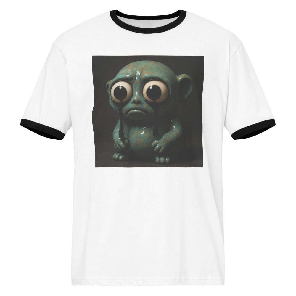 Shadowtear Glazed Figurine - White / Black