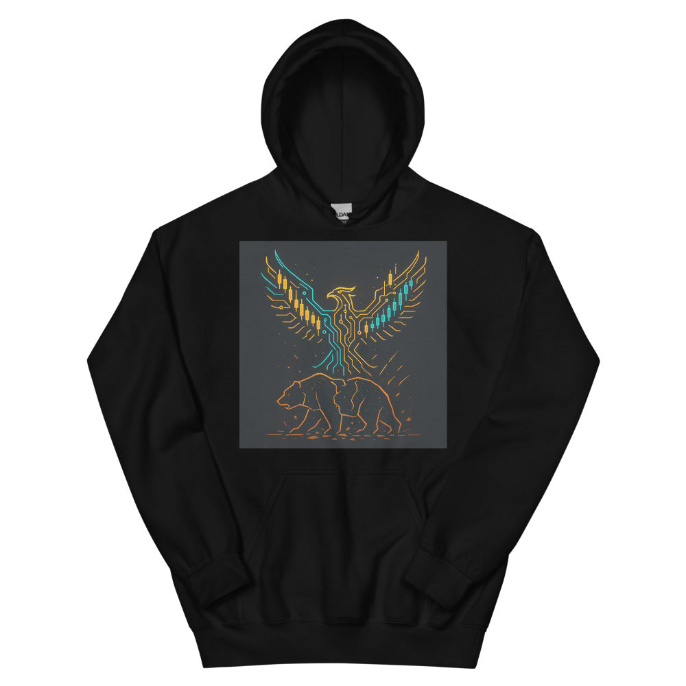 Neon Circuit Phoenix - Black