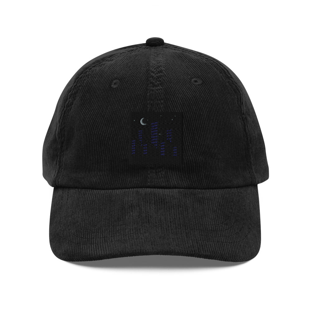 Crescent Moon Over Quiet Towers - Black