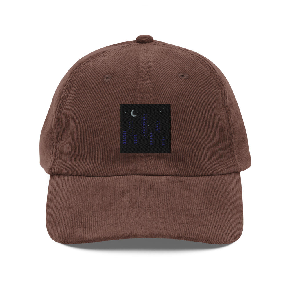 Crescent Moon Over Quiet Towers - Brown