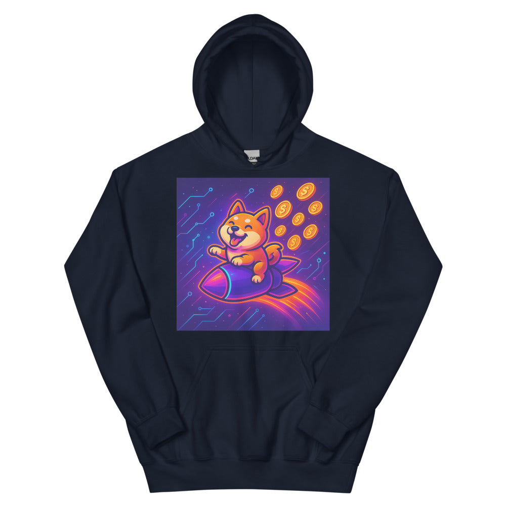 Neon Rocket Pup Airdrop - Navy