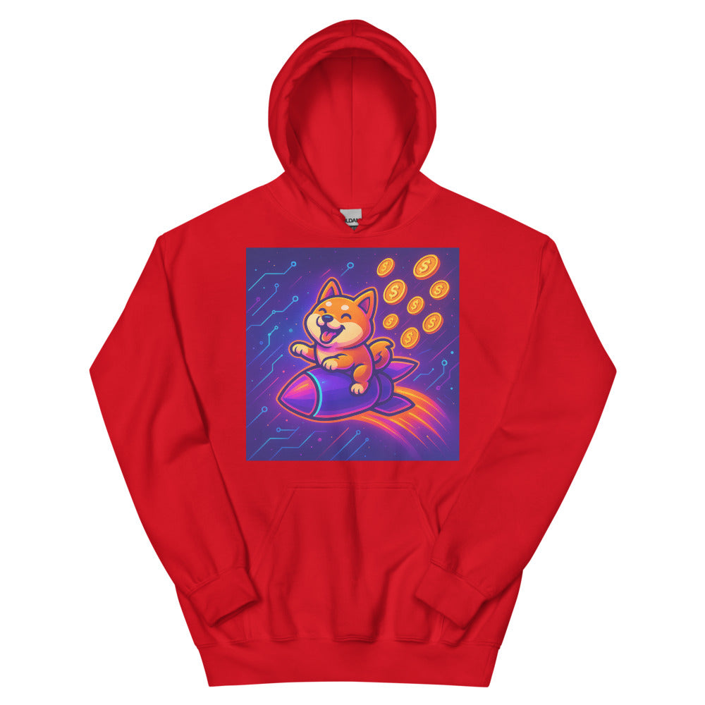 Neon Rocket Pup Airdrop - Red