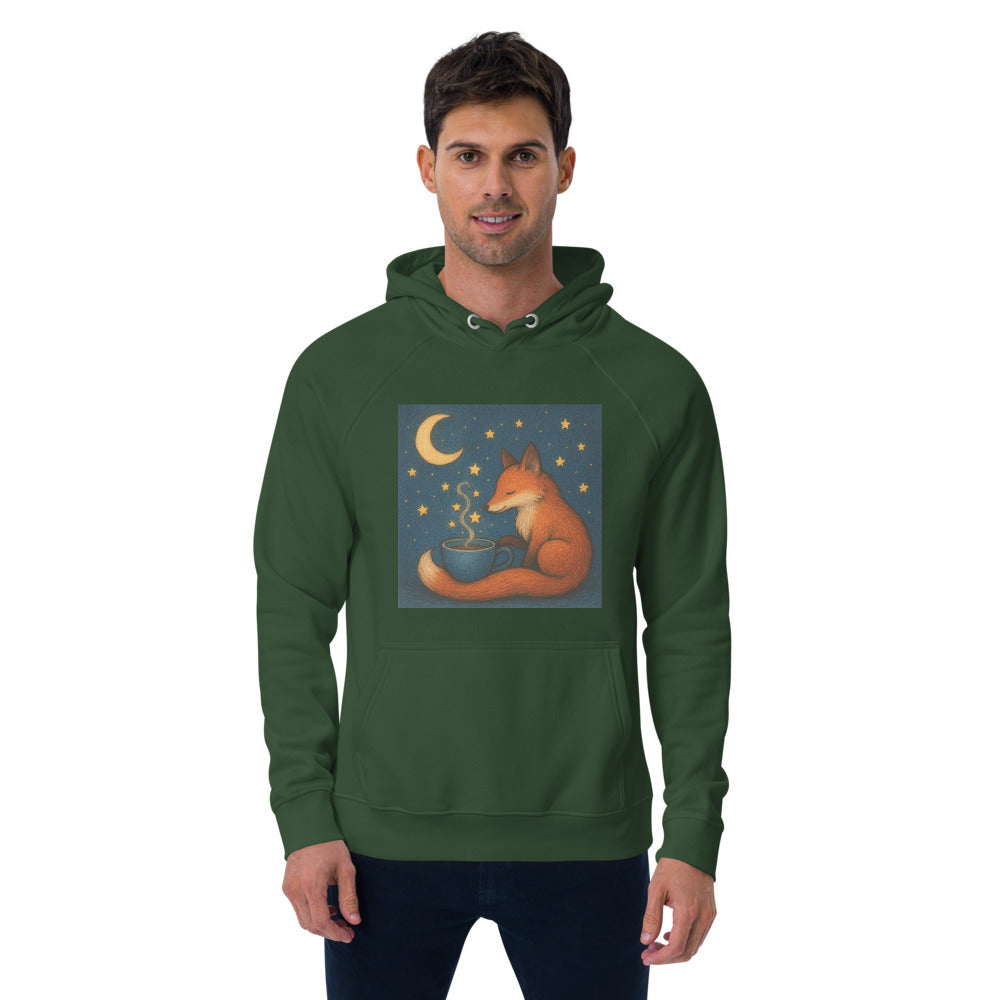 Moonlit Fox Tea Time - Bottle green