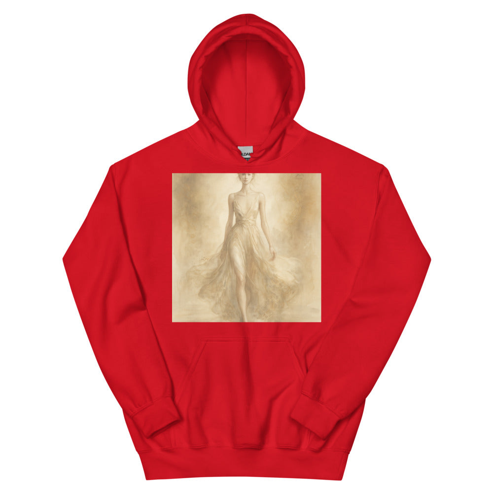 Gilded Silk Reverie - Red