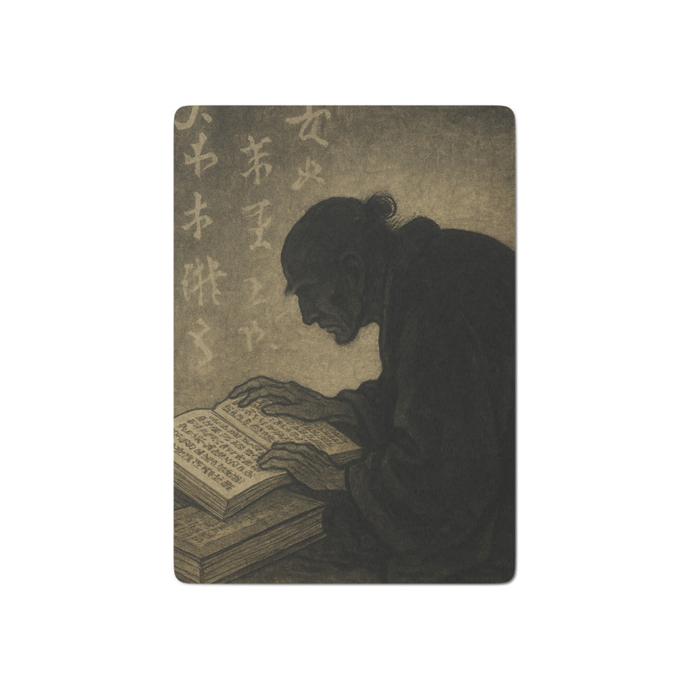 Midnight Scholar of Whispering Kanji - White