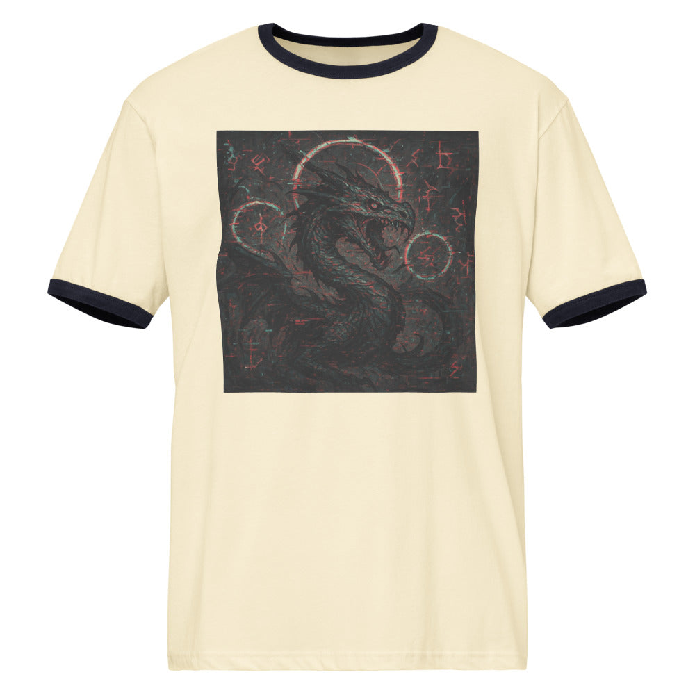 Glitch-Ripped Gothic Basilisk - Natural / Midnight Navy
