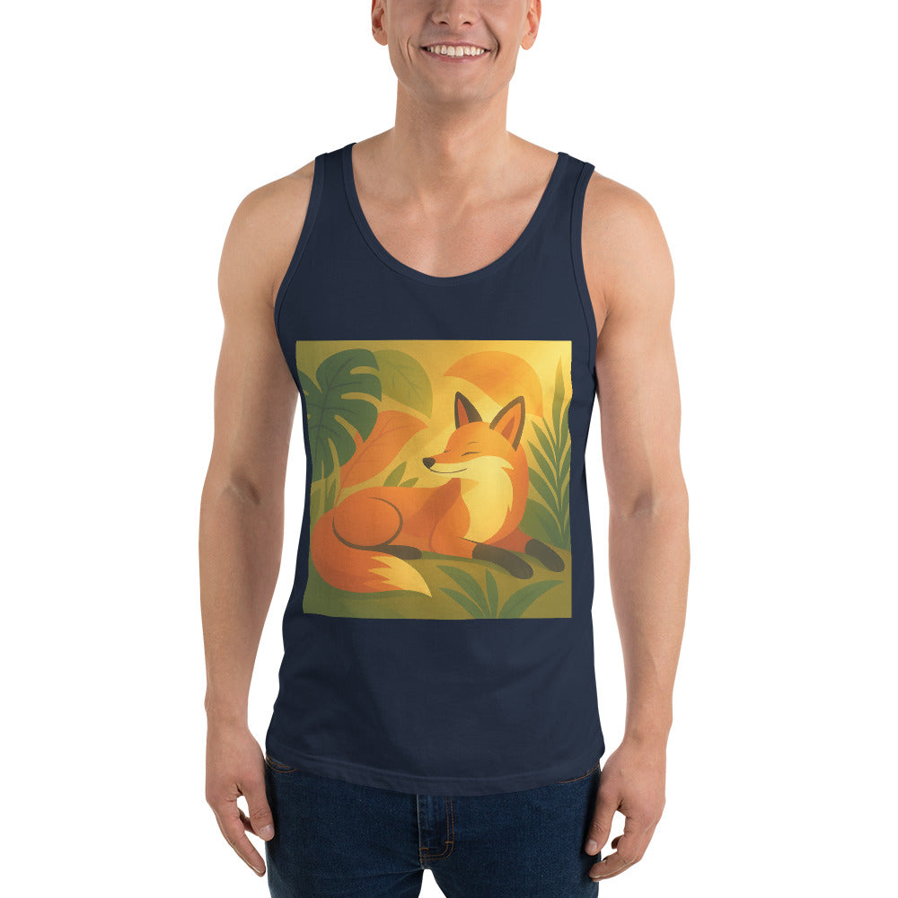 Sunbeam-Kissed Forest Fox - Navy