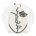 Split Gaze Minimalist Mask - White