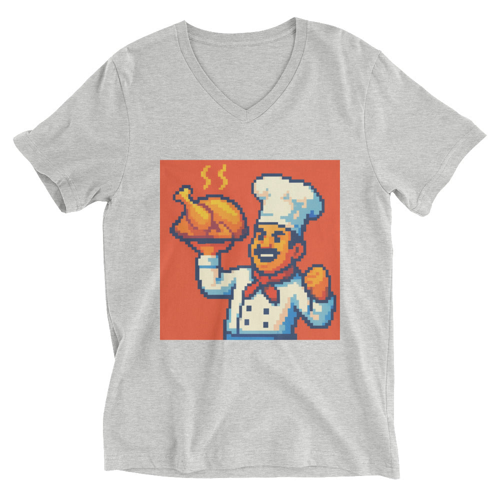 Pixel Chef's Golden Roast - Athletic Heather
