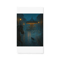 Phosphorescent Hoofprints at Dusk - White