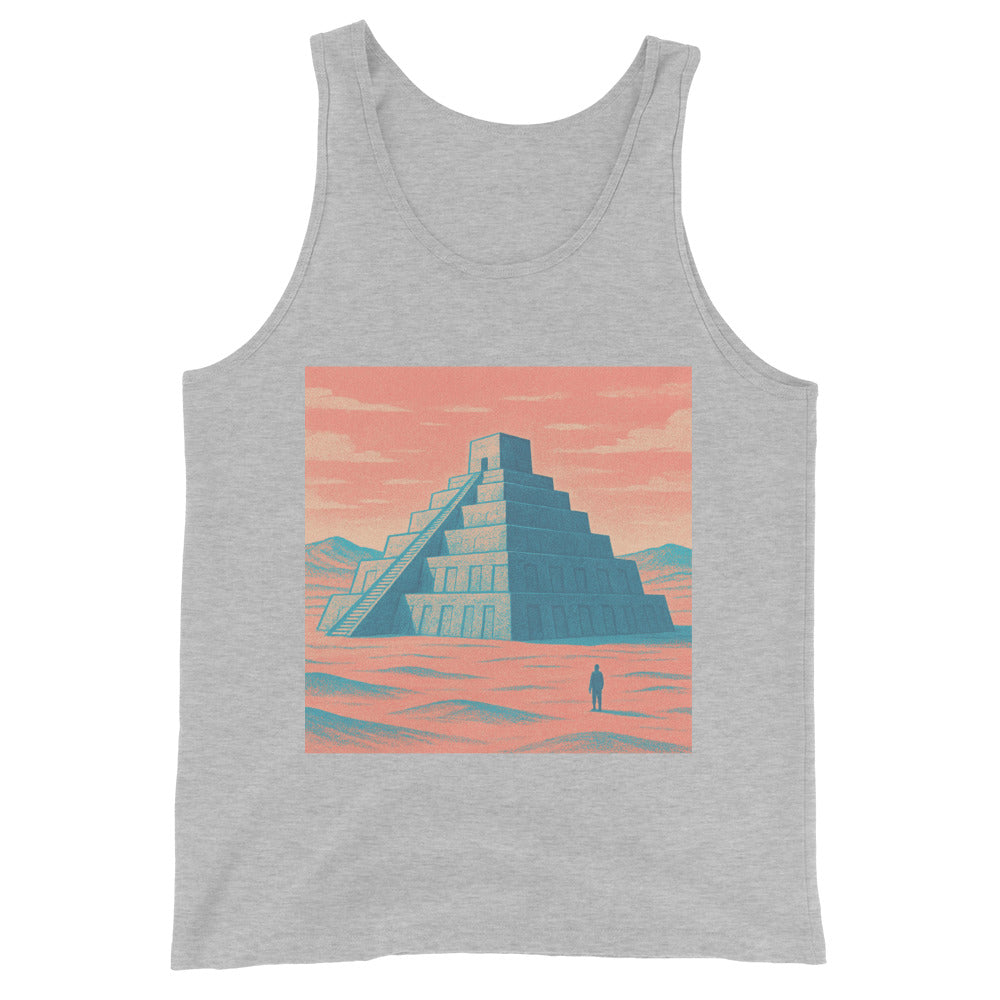 Solitary Ziggurat at Dusk - Athletic Heather