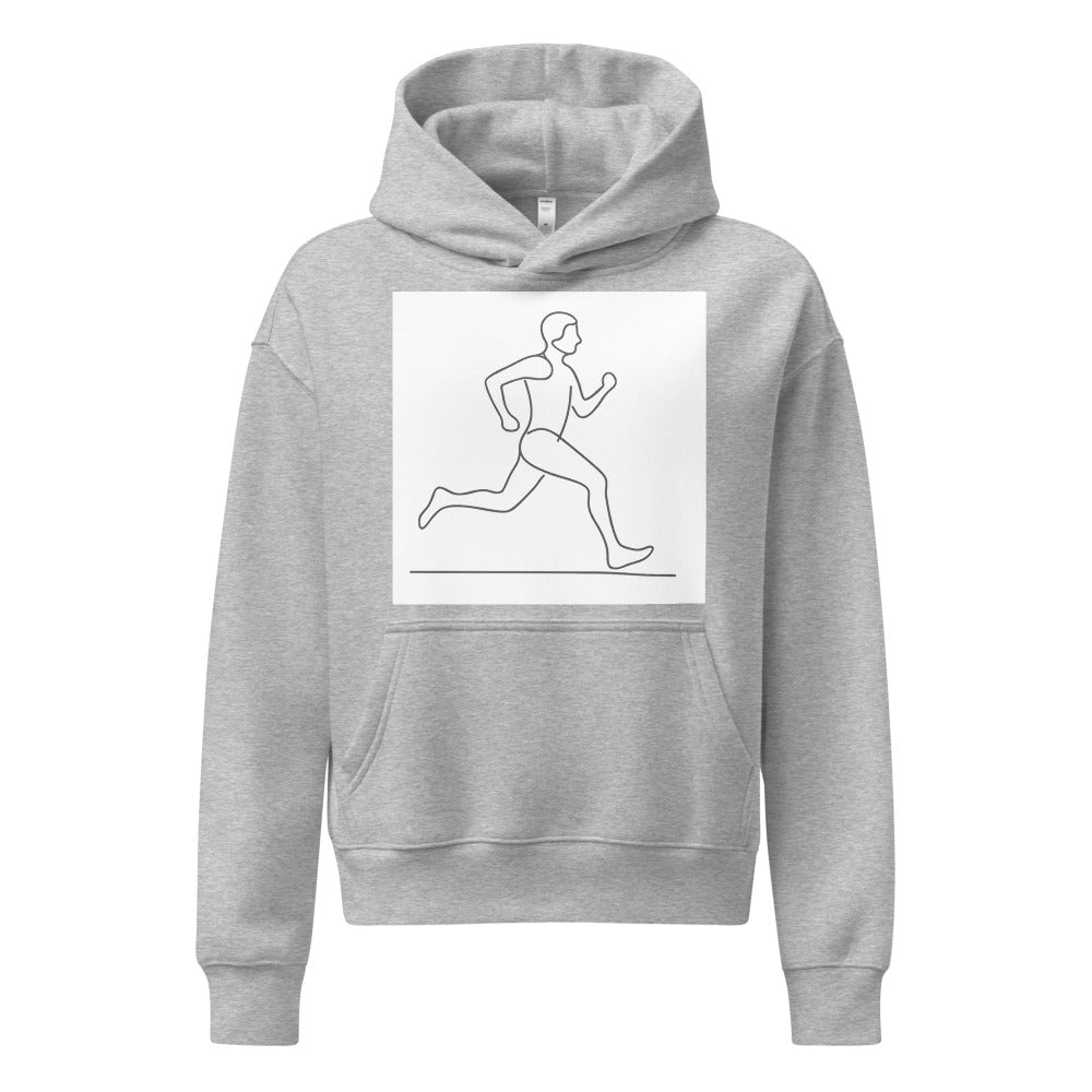 Effortless Stride Line Art - Athletic Heather
