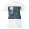 Luminous Moonlit Pear Reverie - White