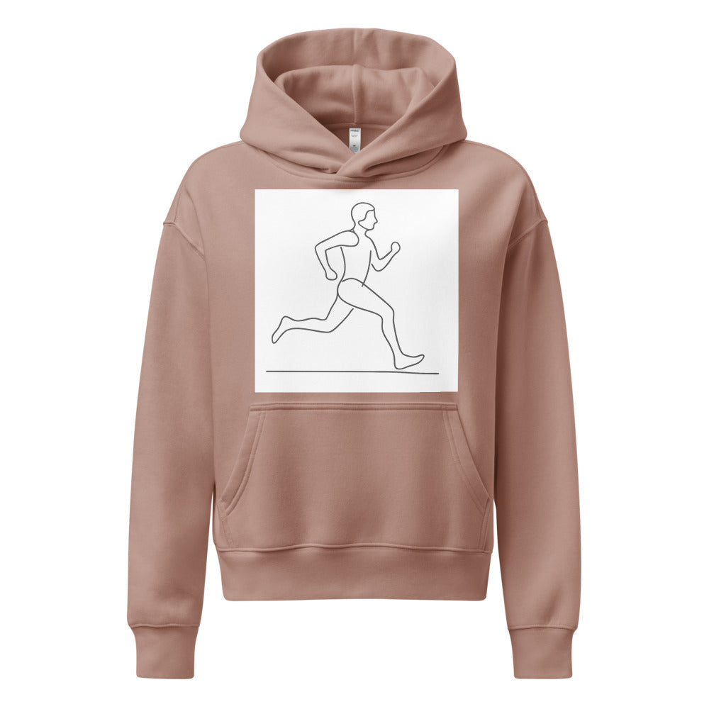 Effortless Stride Line Art - Hazy Pink