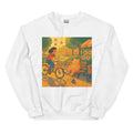 Bicycle Blooms and Whiskers - White