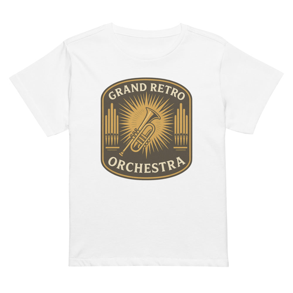 Cathedral Brass Sunburst Crest - White