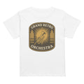 Cathedral Brass Sunburst Crest - White