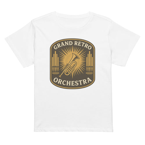 Cathedral Brass Sunburst Crest - White