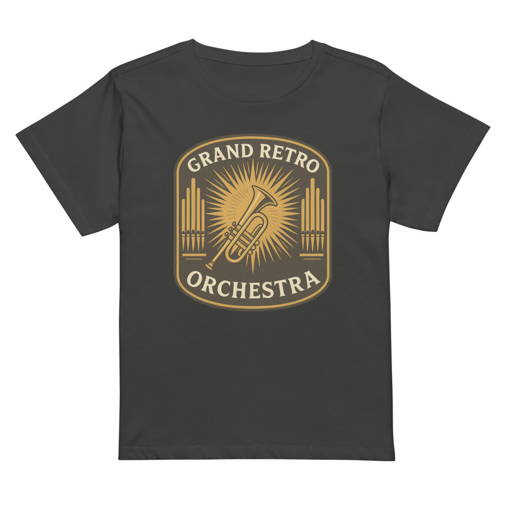 Cathedral Brass Sunburst Crest - Vintage Black