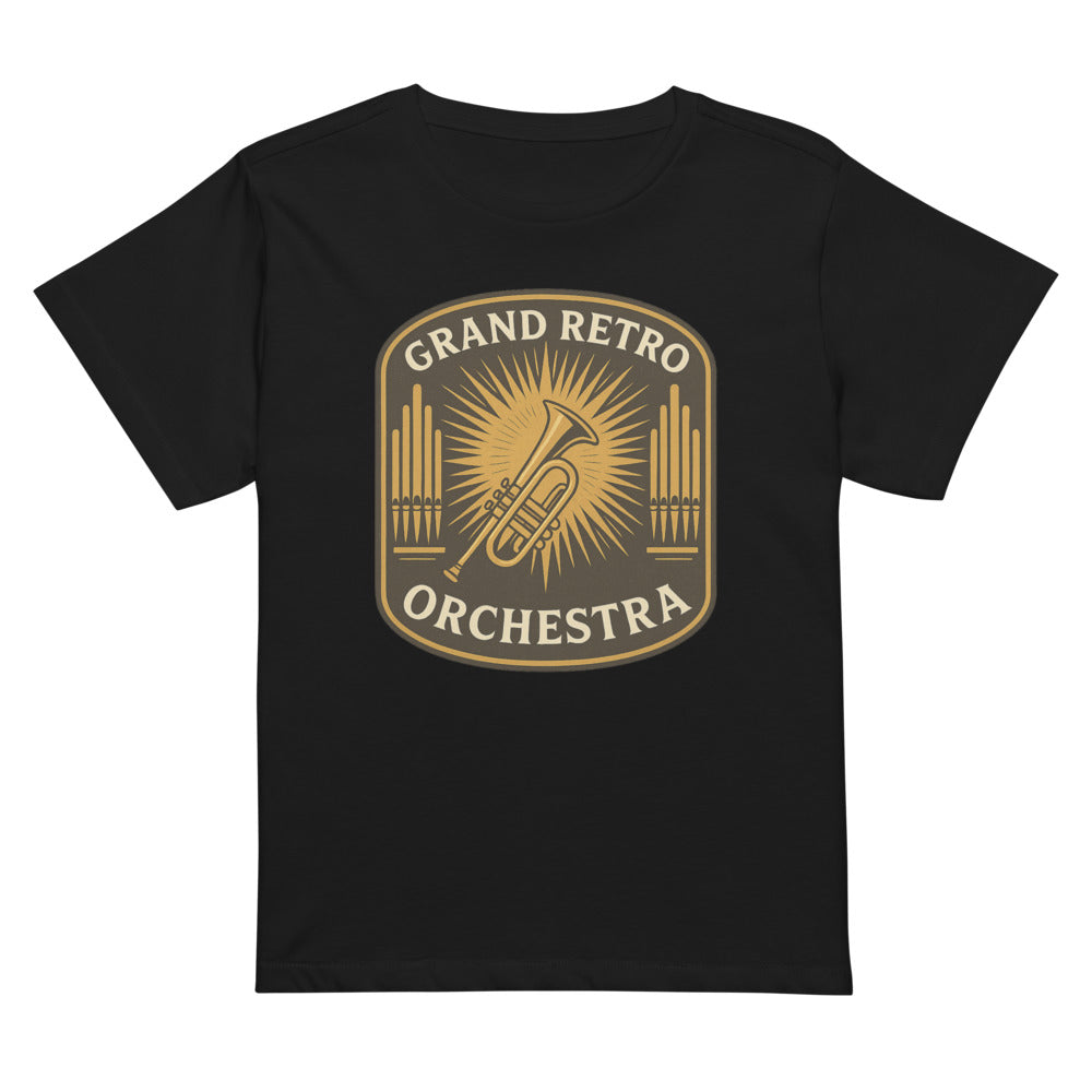 Cathedral Brass Sunburst Crest - Black