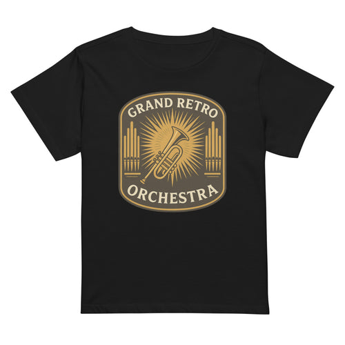 Cathedral Brass Sunburst Crest - Black