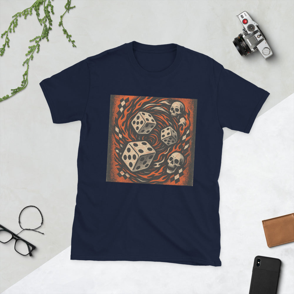 Skulls and Dice Vortex - Navy