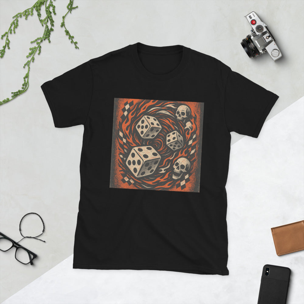 Skulls and Dice Vortex - Black
