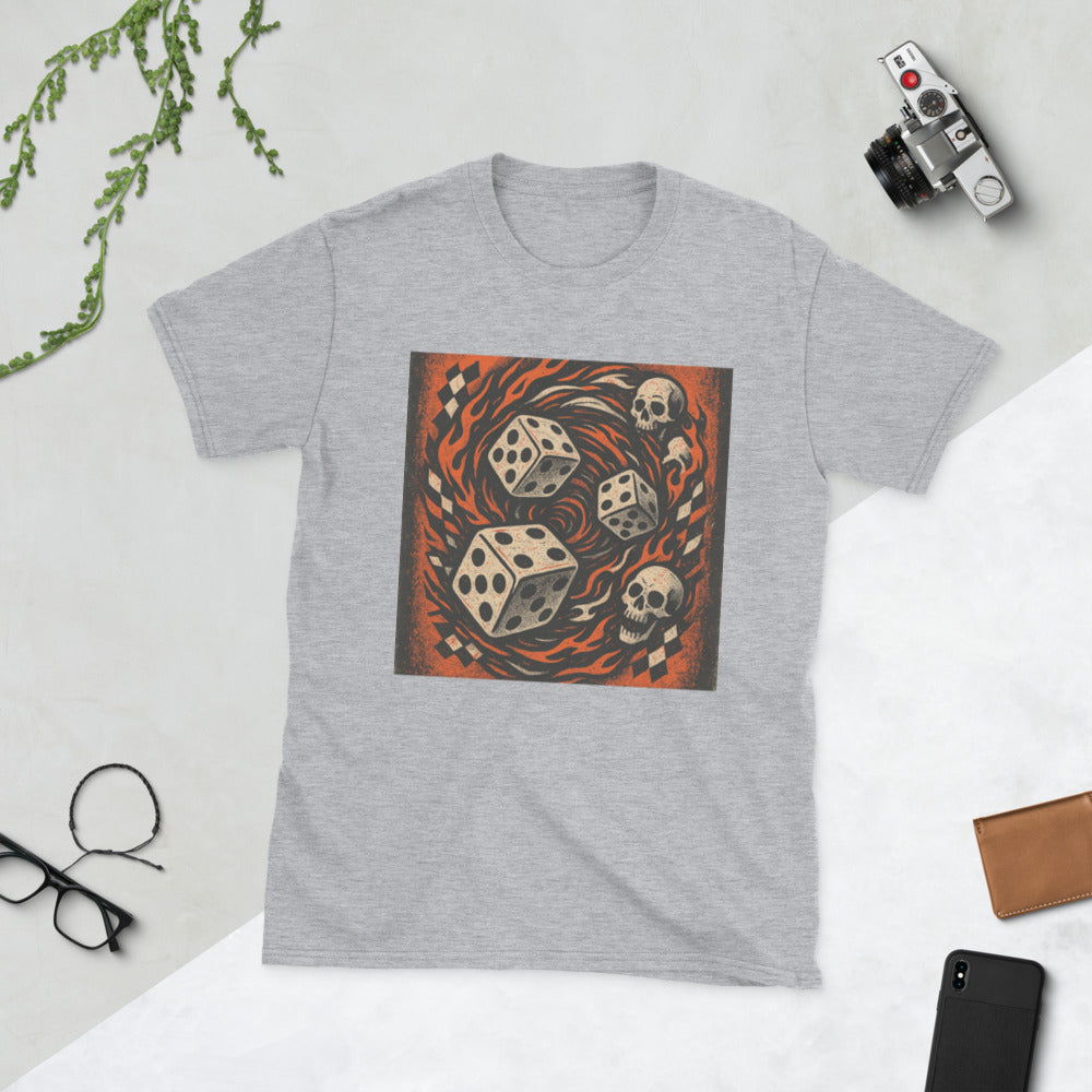 Skulls and Dice Vortex - Sport Grey