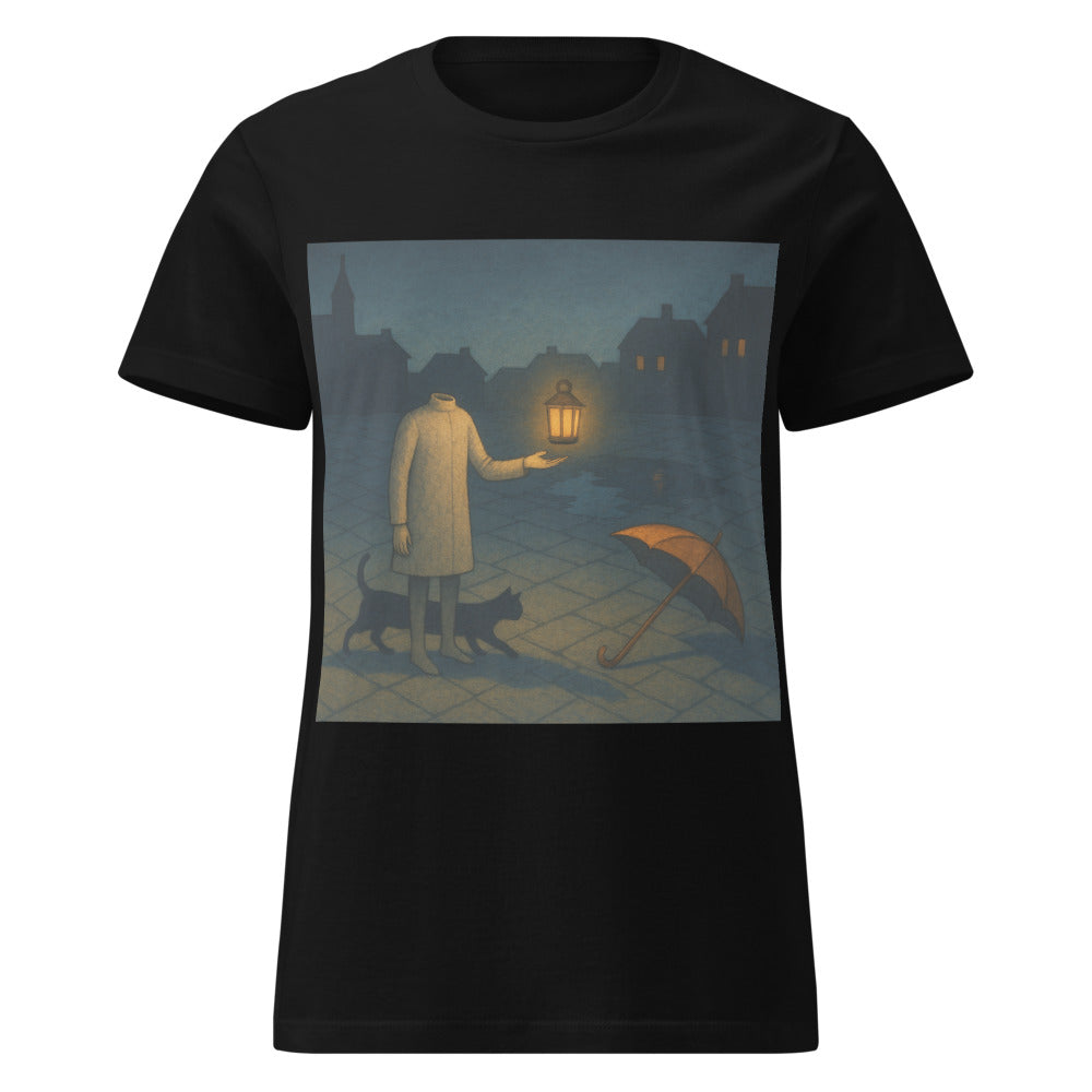 Midnight Lantern in Silent Square - Black
