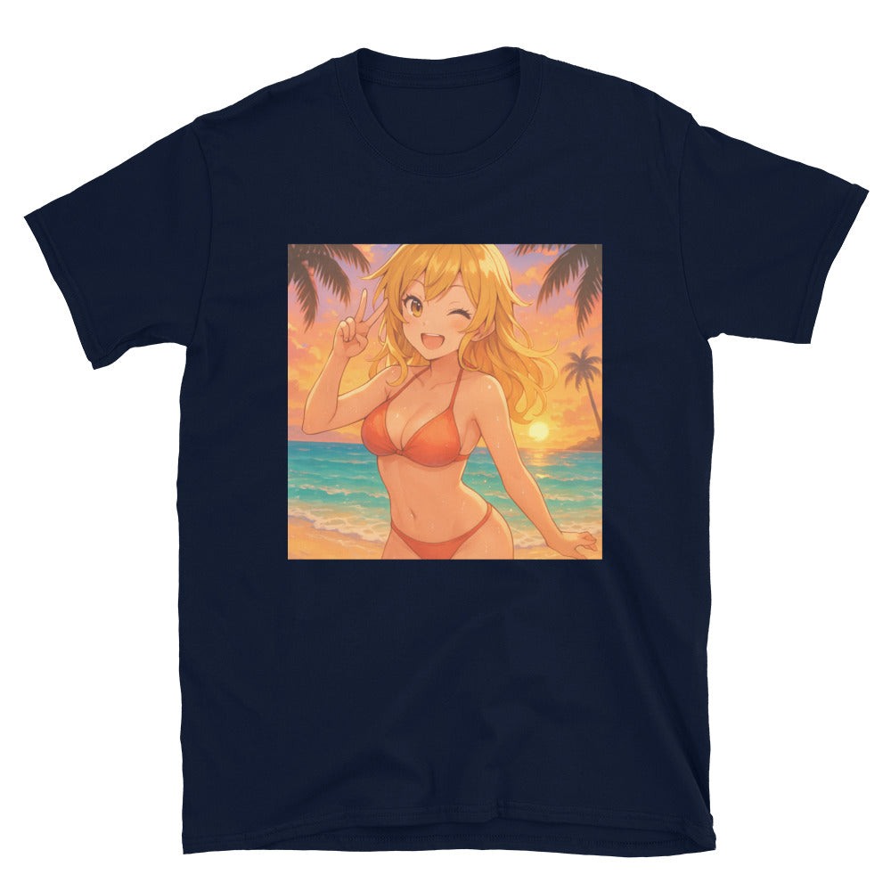 Golden Hour Beach Bliss - Navy