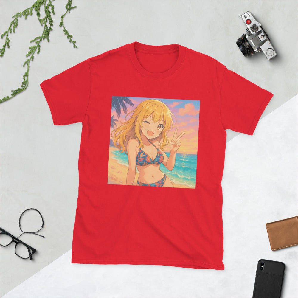Golden Hour Beach Vibes - Red
