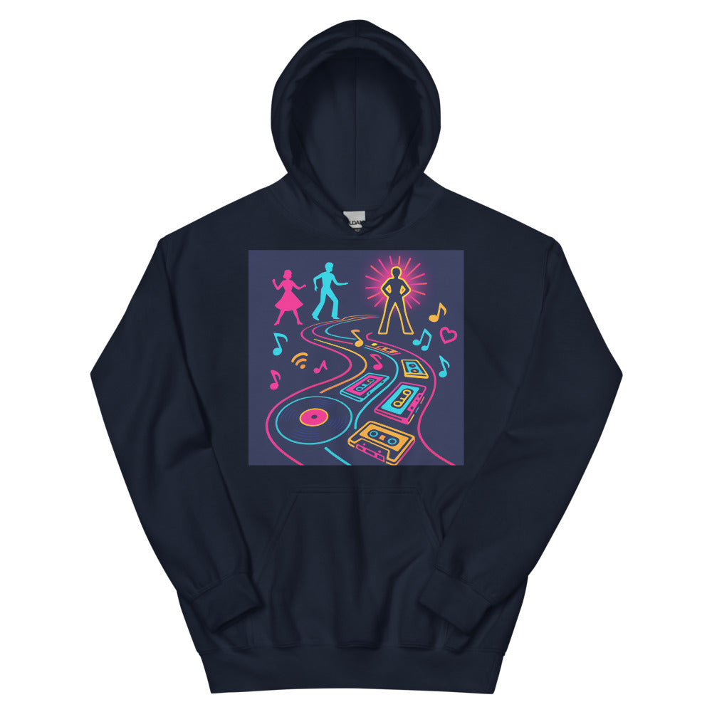 Vinyl to Neon Groove - Navy