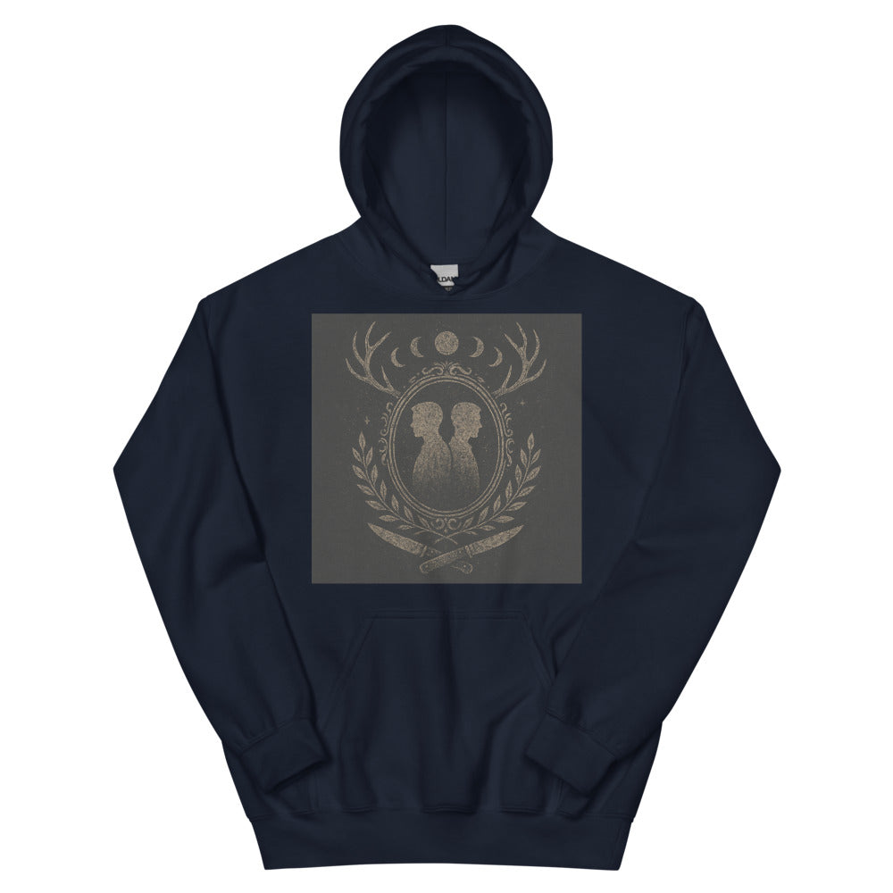 Moonlit Twin Guardians - Navy