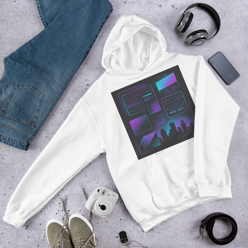 Neon Stitch Cityscape - View 1