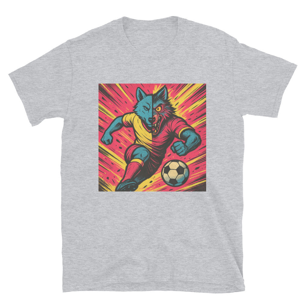 Neon Wolf Striker Print - Sport Grey