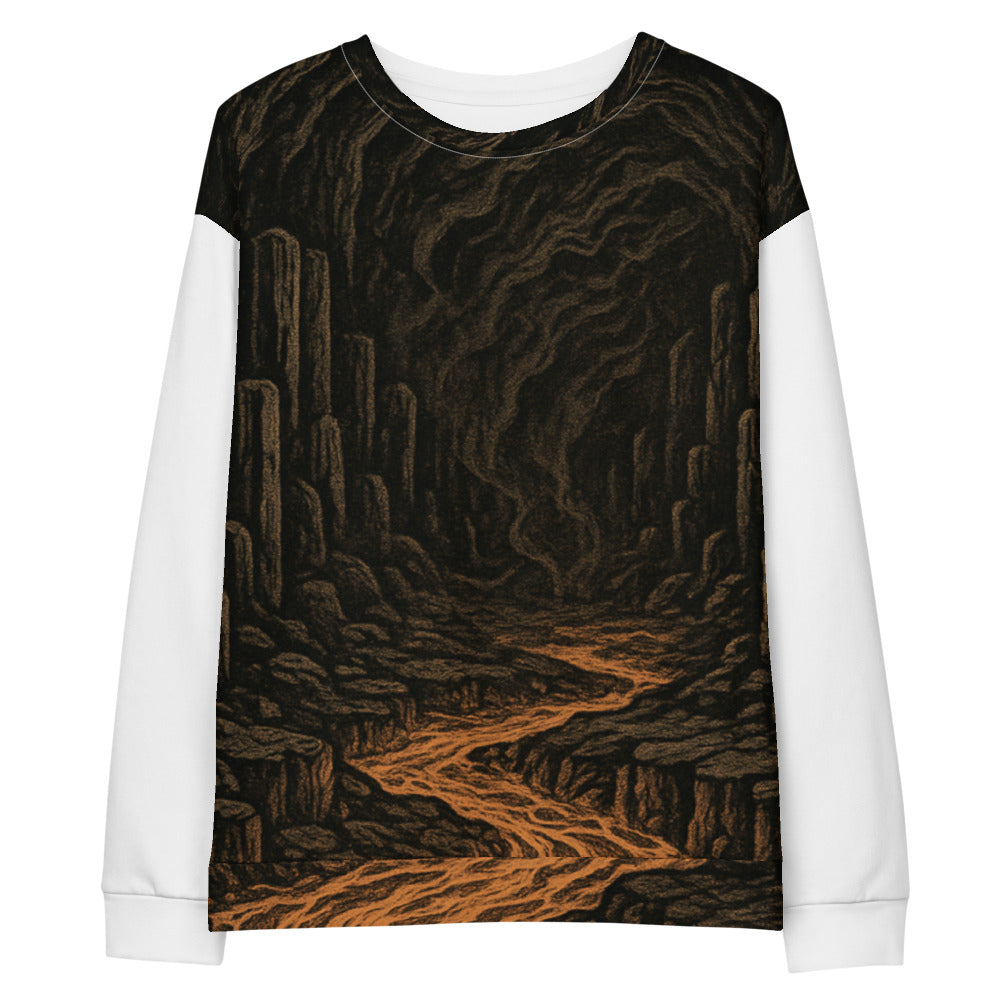 Woodcut River of Ember - White