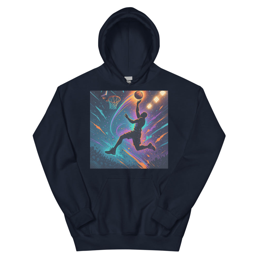 Neon Momentum: Skyward Shot - Navy