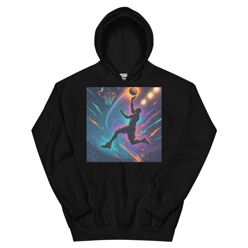 Neon Momentum: Skyward Shot - Black