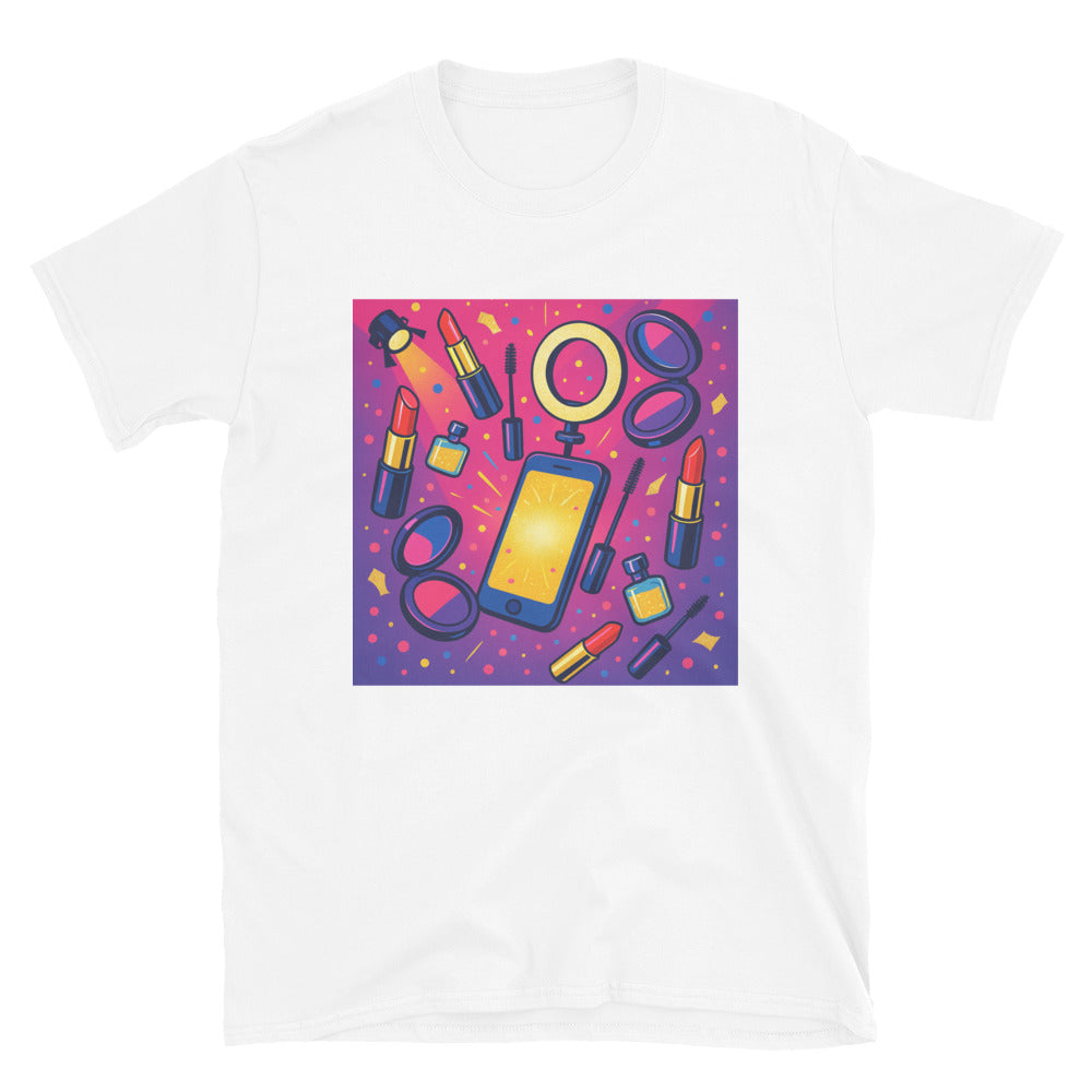 Selfie Glam Pop Art - White