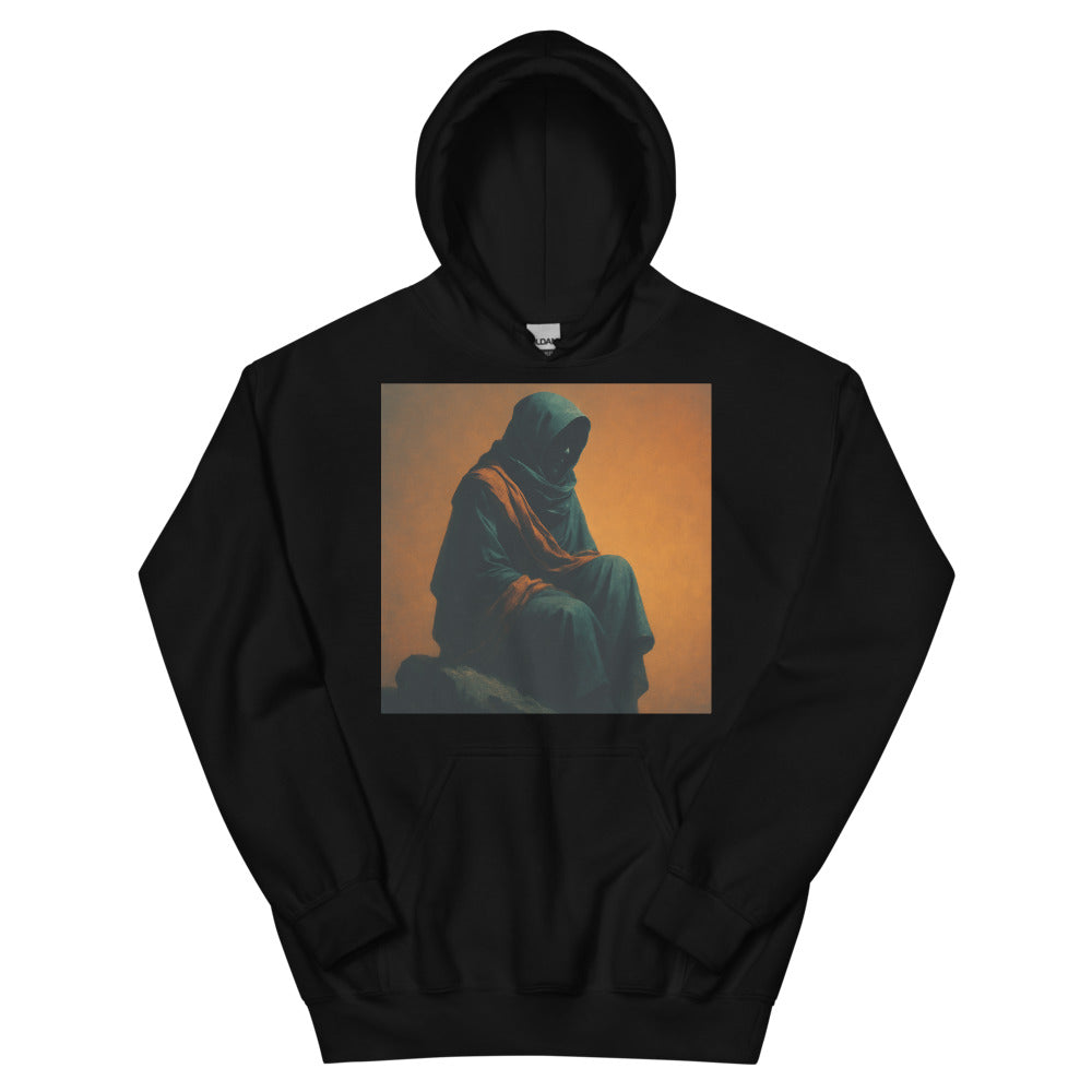 Amber Sentinel in Teal Cloak - Black