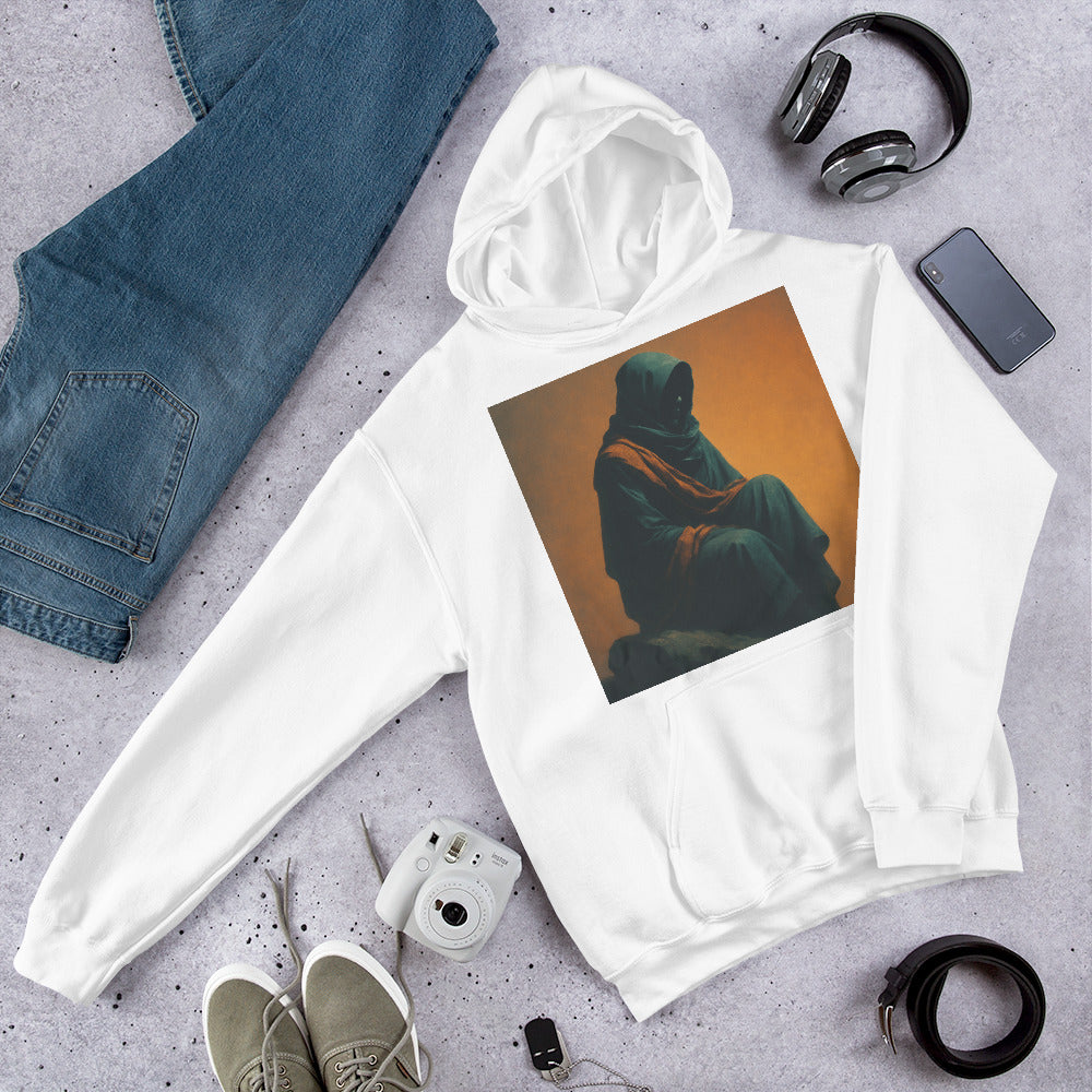 Amber Sentinel in Teal Cloak - View 1