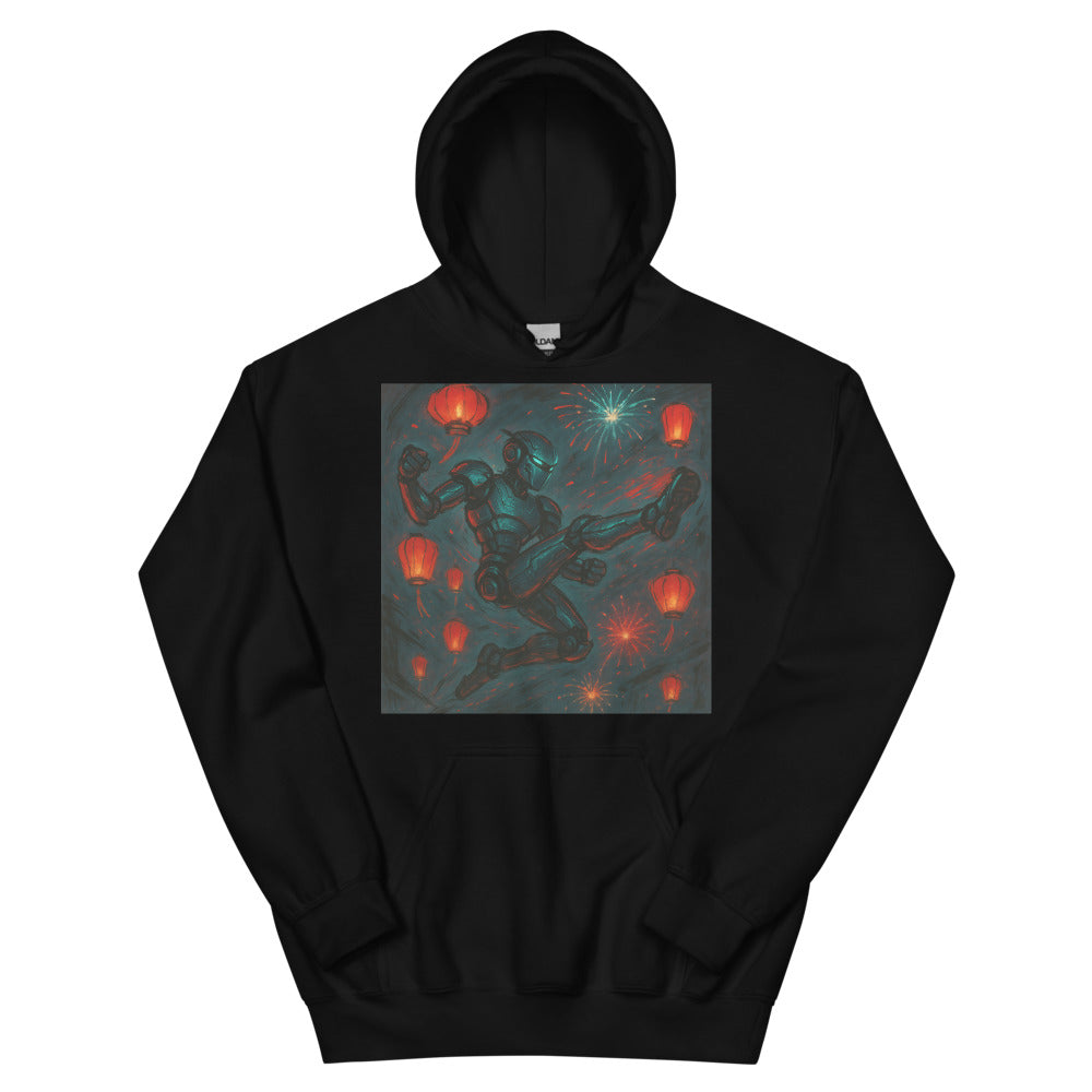 Neon Lantern Warrior - Black