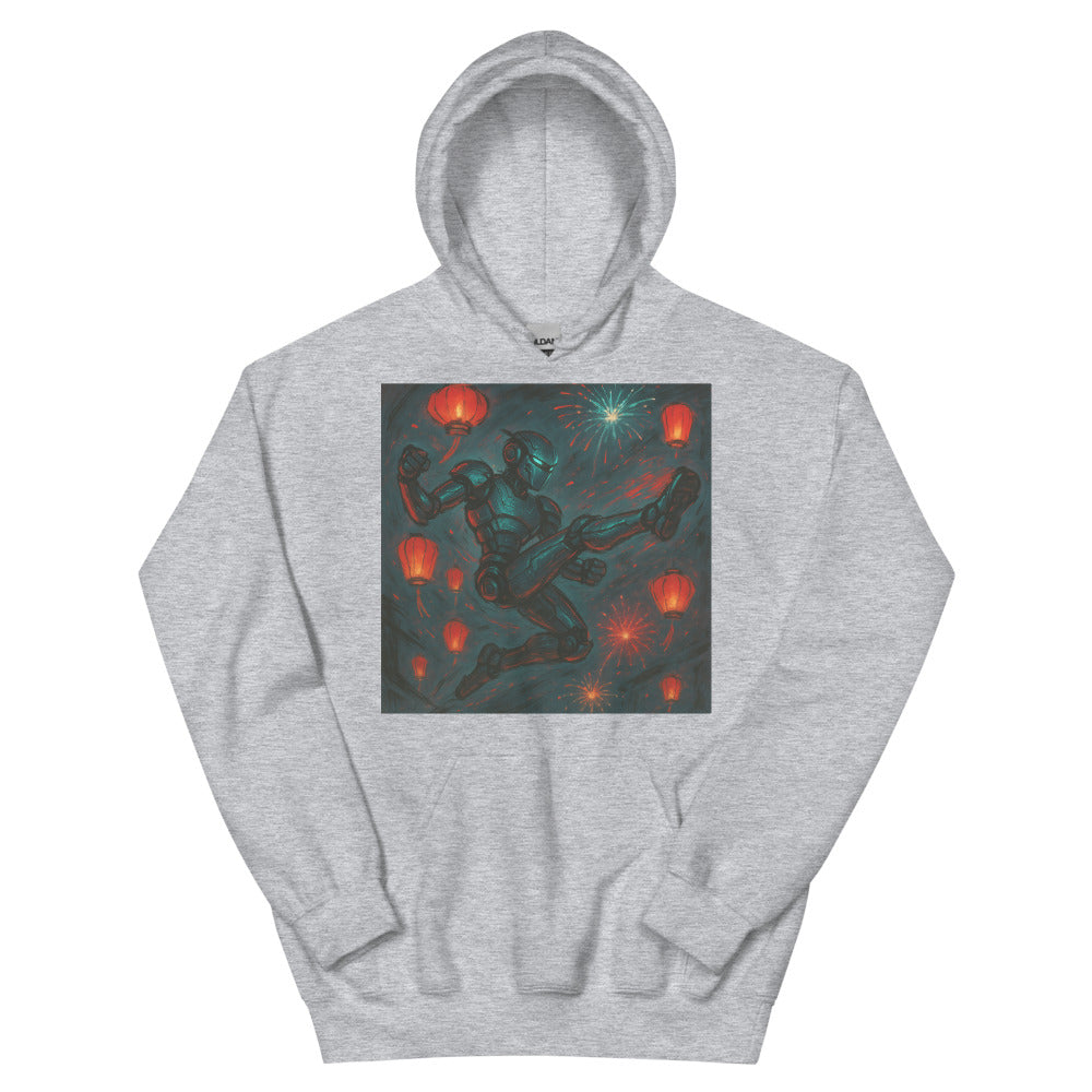 Neon Lantern Warrior - Sport Grey