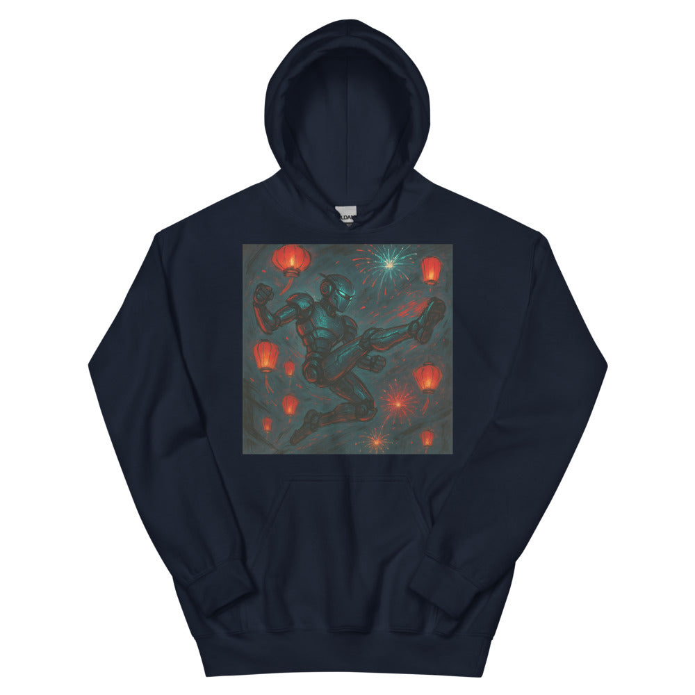 Neon Lantern Warrior - Navy