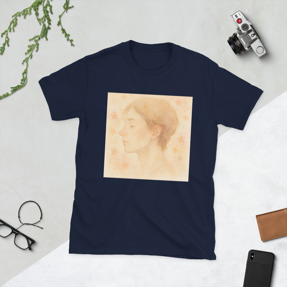 Pastel Petal Reverie - Navy