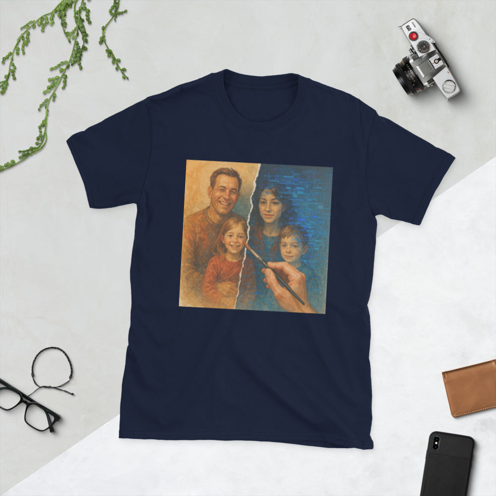 Mending Memory: Brush and Pixel - Navy