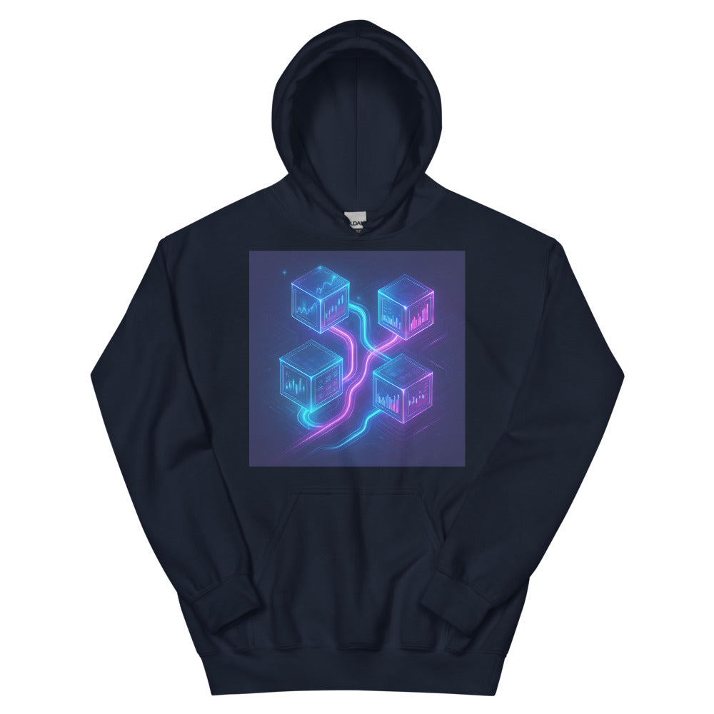 Neon Market Matrix - Navy