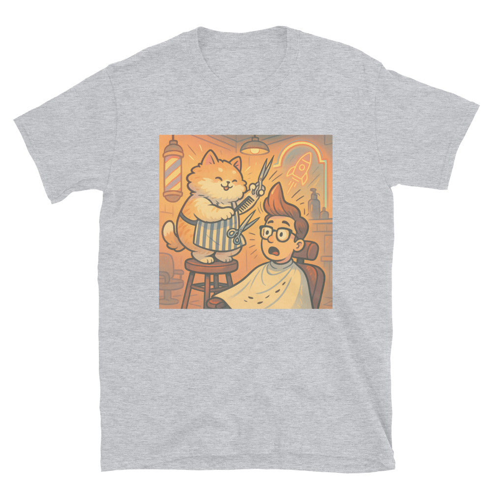 Cosmic Cat Barber Shop - Sport Grey